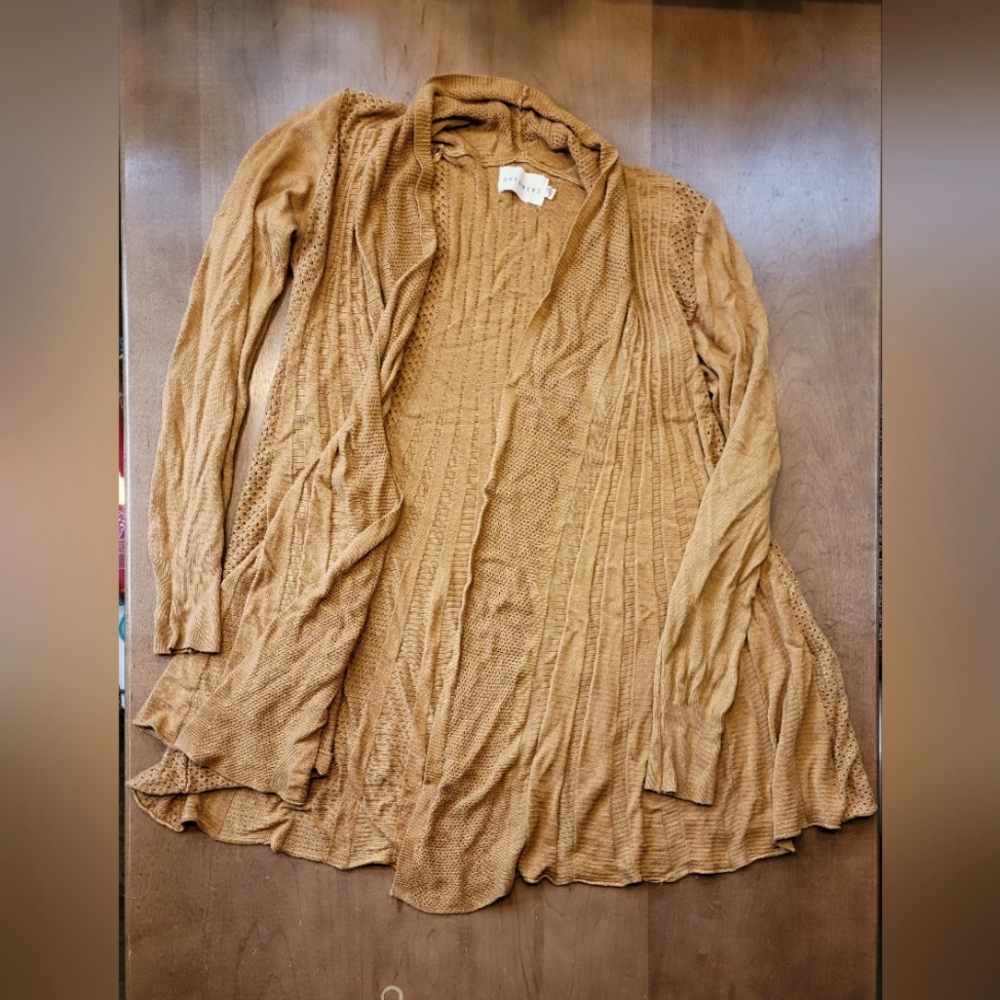 Sz M Dreamers Mustard Yellow Cardigan